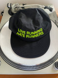 LOVE HATE CAP BLACK NEON