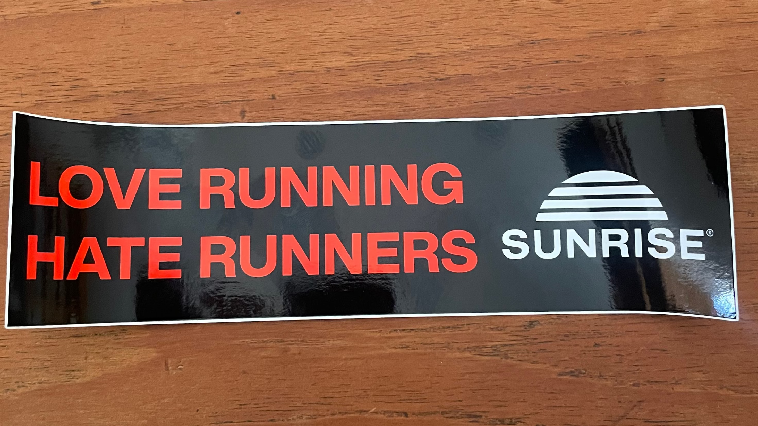 LOVE HATE BUMPER STICKERS x 5