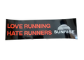 LOVE HATE BUMPER STICKERS x 5