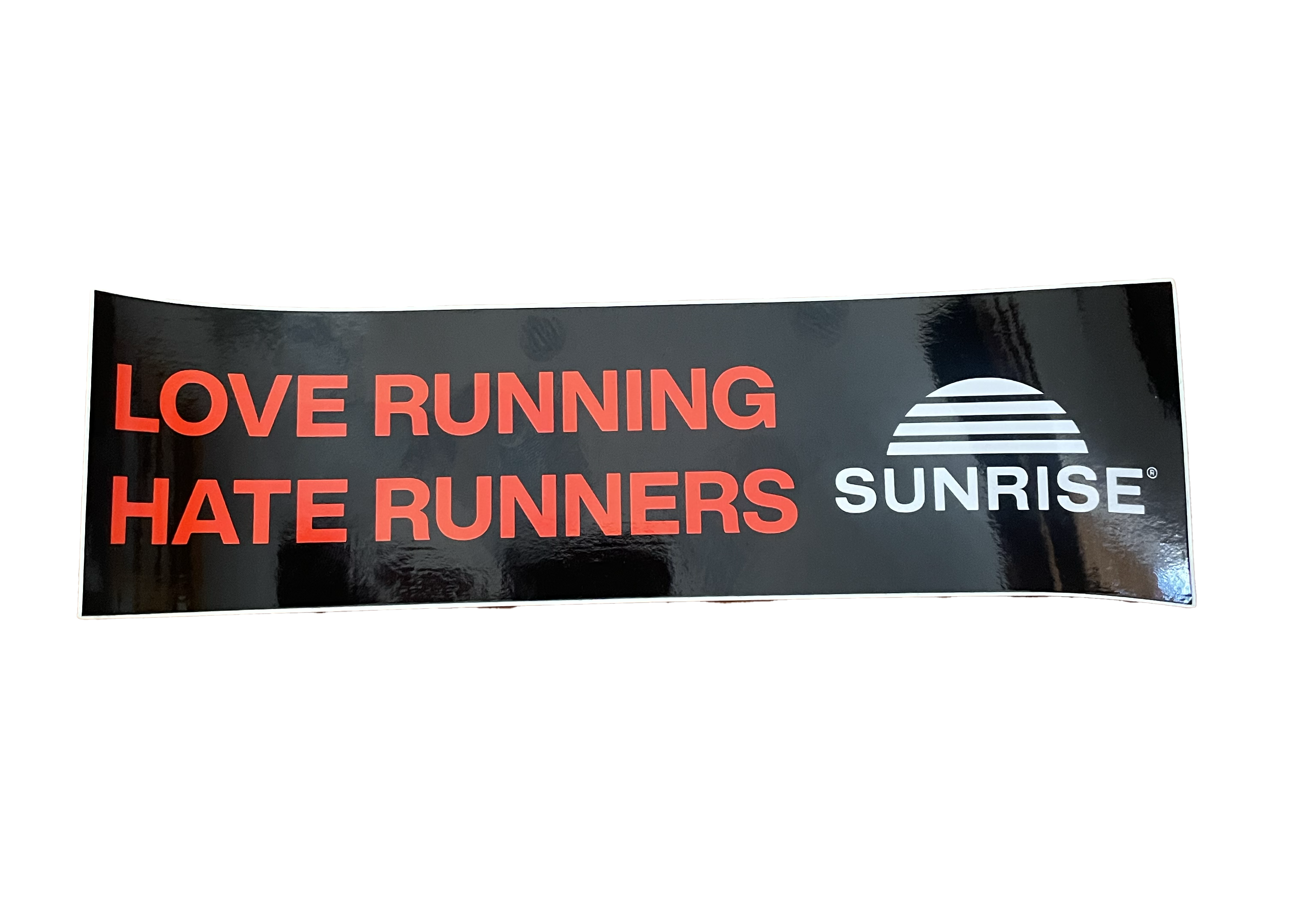 LOVE HATE BUMPER STICKERS x 5